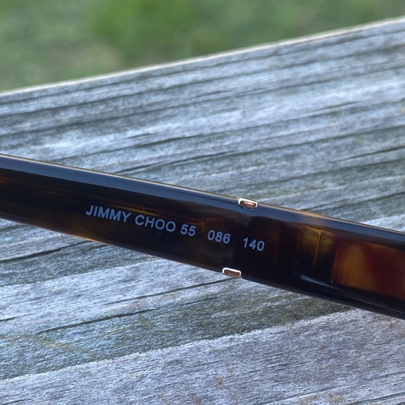 Jimmy Choo Glasses Frames brown with gold accent Made in Italy 54[]15 140 - Picture 7 of 10